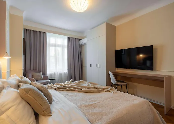 アパート Romanian Athenaeum Flat - Refined 3br Steps From Calea Victoriei