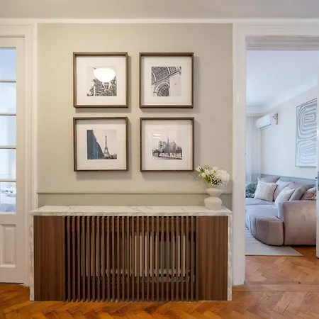 Elegant 3br Flat Steps From Romanian Athenaeum Bucharest