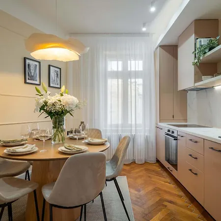 Elegant 3br Flat Steps From Romanian Athenaeum Bucharest